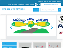 Tablet Screenshot of morrisminimotors.com